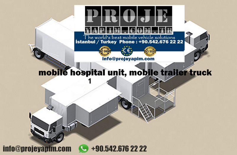 mobile military hospital truck trailer